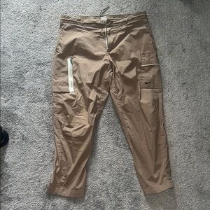 Nike Tan Cargo Pants with Relaxed Fit